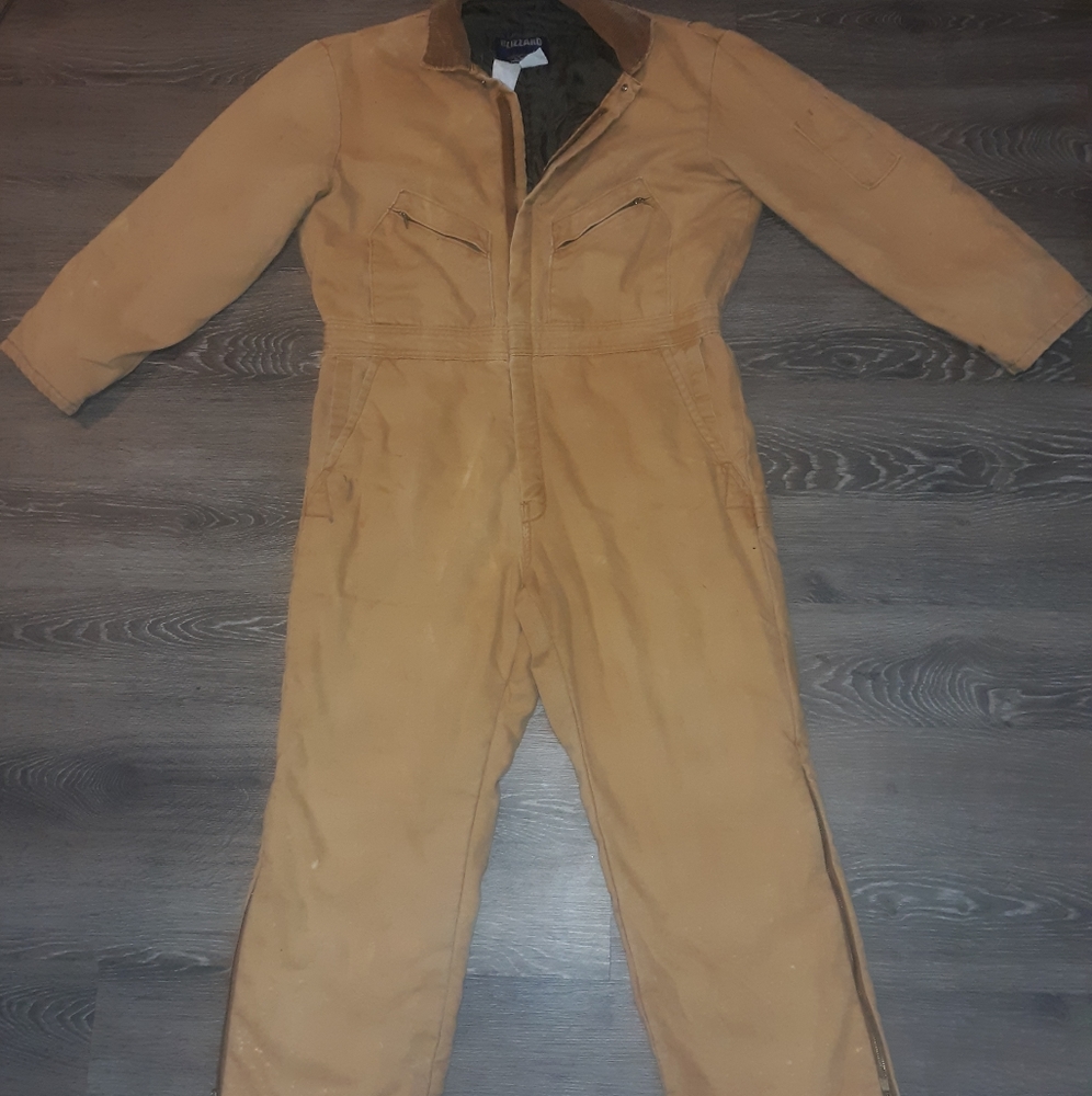 Mens Insulated Coveralls (Size Large)